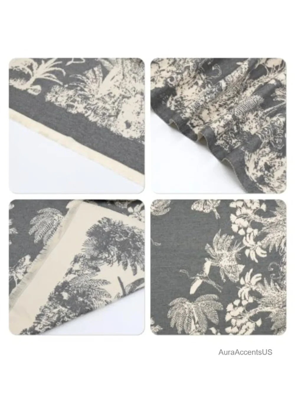 Pashmina Shawl Wrap for Women Reversible Floral Lightweight Scarf